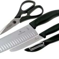 Victorinox SwissClassic 6.7133.4G Küchengarnitur, 4-teilig, Schwarz -Koch Klingen Verkaufsgeschäft VT6 7133 4G 03 victorinox scaled