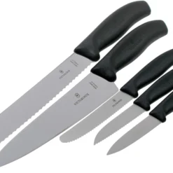 Victorinox SwissClassic 6.7133.5G Küchengarnitur, 5-teilig, Schwarz -Koch Klingen Verkaufsgeschäft VT6 7133 5G 03 victorinox scaled