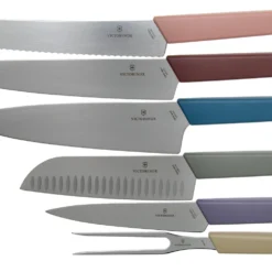 Victorinox Swiss Modern 6-teiliges Messerset Gemischte Farben, 6.7186.66 -Koch Klingen Verkaufsgeschäft VT6 7186 66 04 victorinox scaled