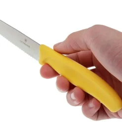 Victorinox SwissClassic Pizza-/Steakmesser Gelb, 2 St., 6.7936.12L8B -Koch Klingen Verkaufsgeschäft VT6 7936 12L8B 04 victorinox steakmes geel vt vt6 7936 12l8b 04