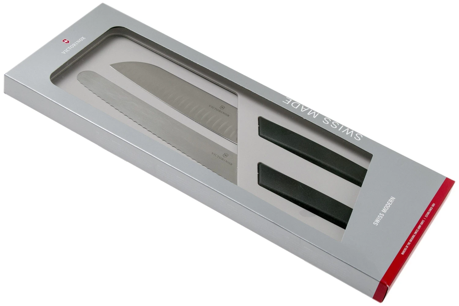 Victorinox Swiss Modern 2-teiliges Messerset, Schwarz 6 Victorinox Swiss Modern 2-teiliges Messerset, Schwarz – Bild 4