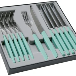 Victorinox Swiss Modern 6.9096.12W41.12, 12-teiliges Besteckset Mit Steakmesser, Grün -Koch Klingen Verkaufsgeschäft VT6 9096 12W41 12 02 victorinox scaled