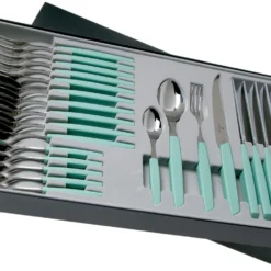 Victorinox Swiss Modern 6.9096.12W41.24, 24-teiliges Besteckset Mit Steakmesser, Grün -Koch Klingen Verkaufsgeschäft VT6 9096 12W41 24 02 victorinox scaled