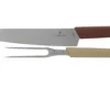 Victorinox Swiss Modern Tranchiermesser Und -gabel, Weintrauben-rot Und Mandel-beige -Koch Klingen Verkaufsgeschäft VT6 9096 21G 01 victorinox scaled