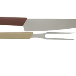 Victorinox Swiss Modern Tranchiermesser Und -gabel, Weintrauben-rot Und Mandel-beige -Koch Klingen Verkaufsgeschäft VT6 9096 21G 02 victorinox scaled