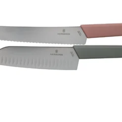 Victorinox Swiss Modern 2-teilige Küchengarnitur, Brotmesser Und Santoku