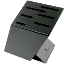 Victorinox Swiss Modern Messerblock, Schwarz, Leder, 7-7086-03 -Koch Klingen Verkaufsgeschäft VT7 7086 03 03 victorinox scaled
