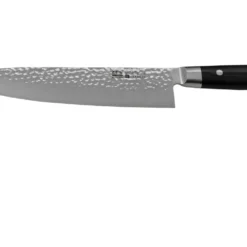 Yaxell Zen 35541, Micarta 37-lagiger, Gehämmerter Damaststahl, Kochmesser 24cm