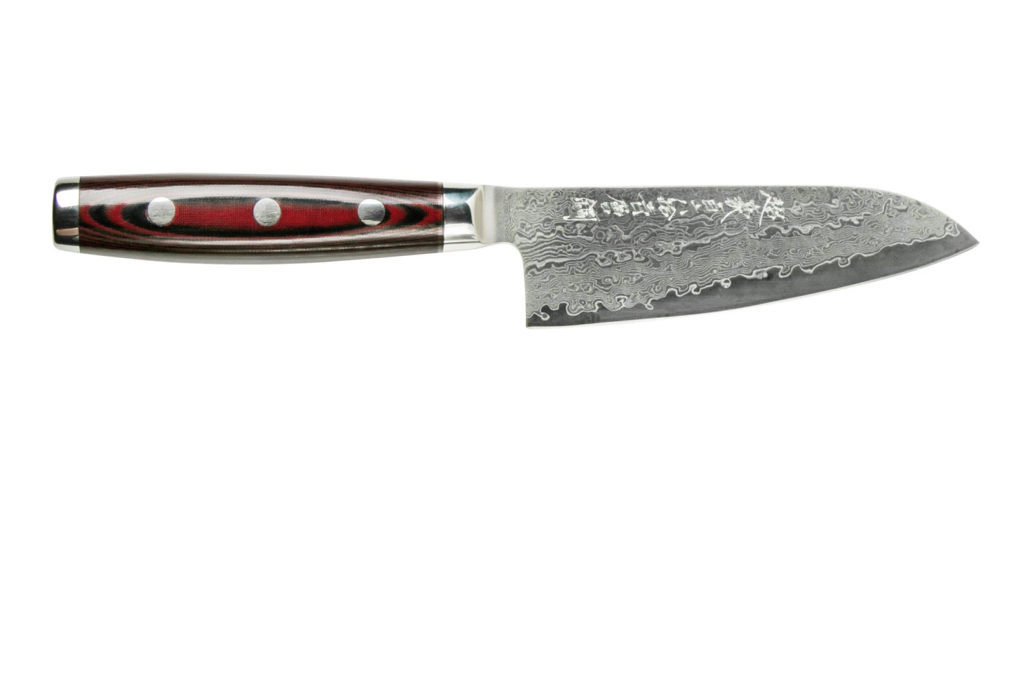 Yaxell Super Gou 37112 Santoku 161-lagiger Damaststahl, 12,5 Cm 4 Yaxell Super Gou 37112 Santoku 161-lagiger Damaststahl, 12,5 Cm – Bild 2
