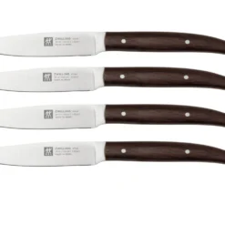 Zwilling Steak 39161, 4-teiliger Steakmessersatz, Palisanderholz