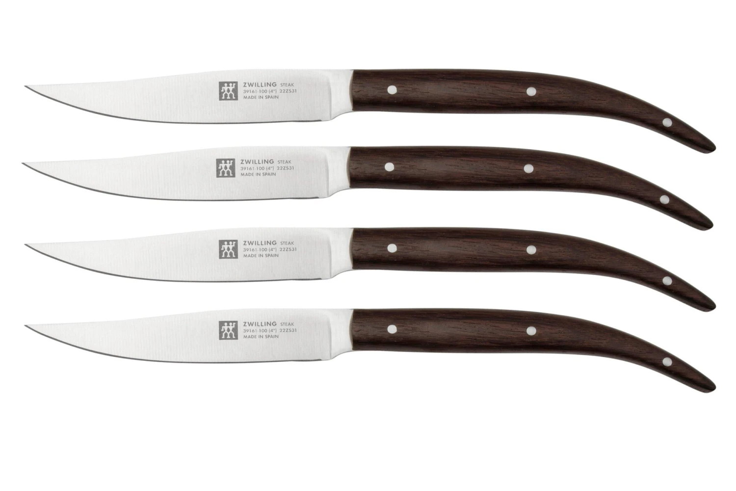 Zwilling Steak 39161, 4-teiliger Steakmessersatz, Palisanderholz 3 Zwilling Steak 39161, 4-teiliger Steakmessersatz, Palisanderholz