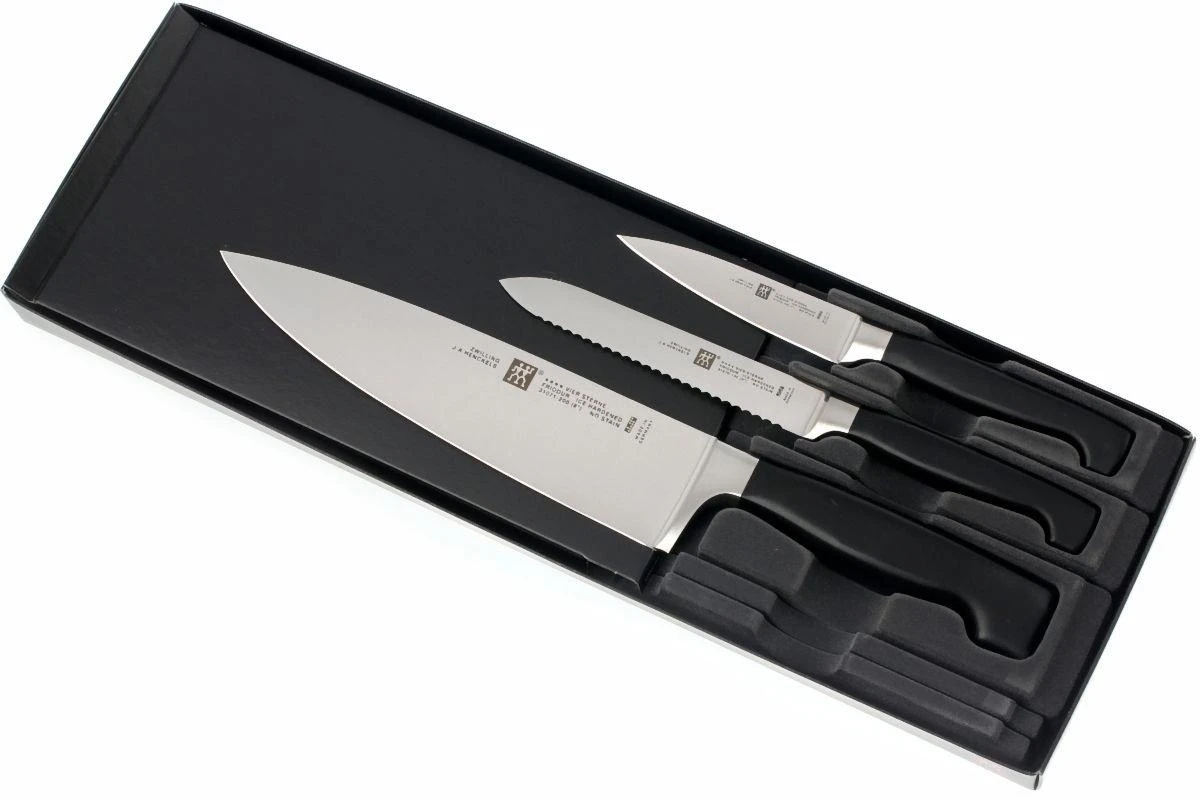 Zwilling Four Star 3-teiliges Messerset 3 Zwilling Four Star 3-teiliges Messerset