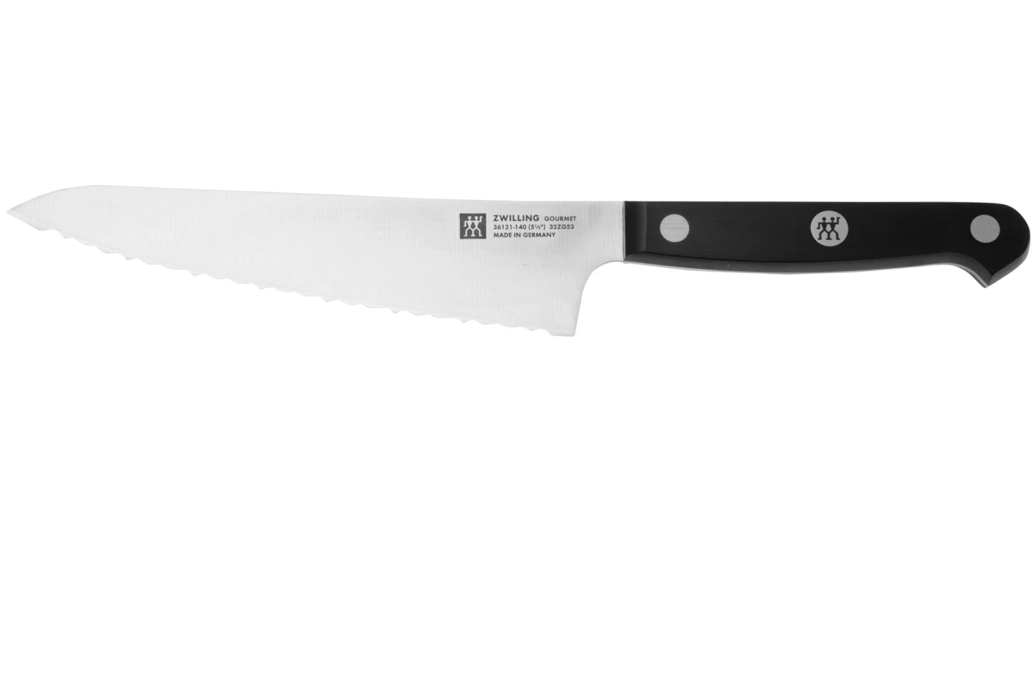 Zwilling Gourmet Compact Kochmesser Mit Wellenschliff 14 Cm, 36121-141 3 Zwilling Gourmet Compact Kochmesser Mit Wellenschliff 14 Cm, 36121-141