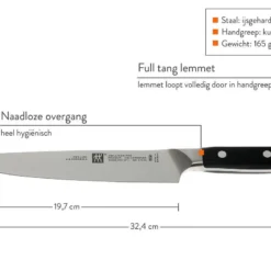 Zwilling J.A. Henckels Pro 38400-201 Fleischmesser -Koch Klingen Verkaufsgeschäft ZW38400 201 01 zwilling pro zw38400 201 d1