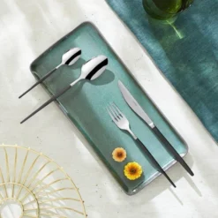 Amefa Soprano 1114 Besteckset 16-teilig -Koch Klingen Verkaufsgeschäft soprano bestekset 16 delig zwart ambiance 1114dttr16b60